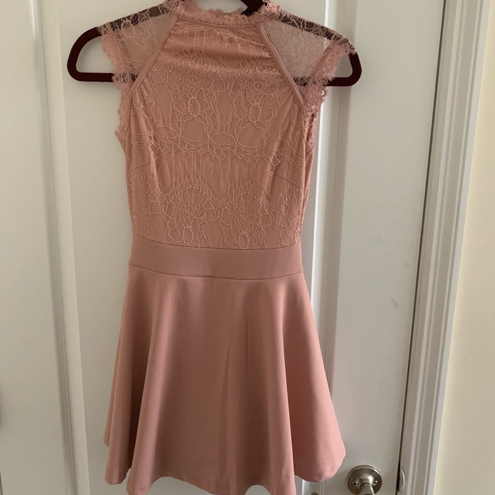 Pink Romper/faux skirt